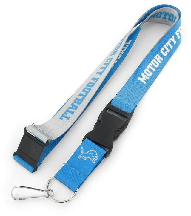 Detroit Lions Lanyard Breakaway Style Slogan Design