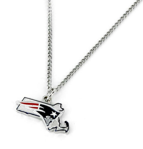 New England Patriots Necklace State Design