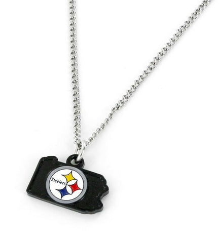 Pittsburgh Steelers Necklace State Design