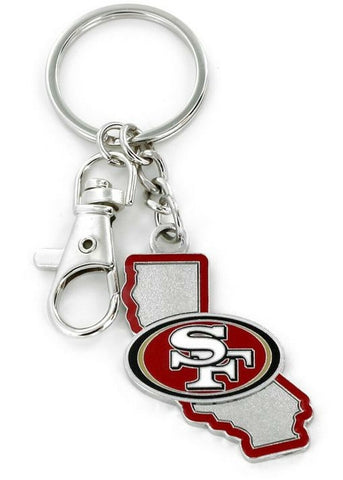 ~San Francisco 49ers Keychain State Design - Special Order~ backorder
