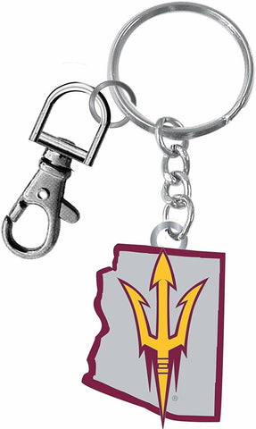 ~Arizona State Sun Devils Keychain State Design - Special Order~ backorder