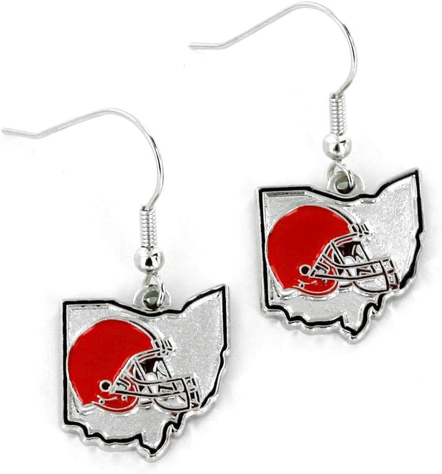 Cleveland Browns Earrings State Design