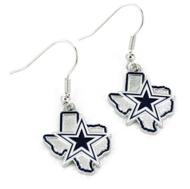 Dallas Cowboys Earrings State Design