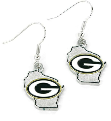 ~Green Bay Packers Earrings State Design~ backorder