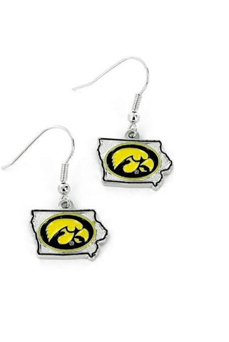 ~Iowa Hawkeyes Earrings State Design - Special Order~ backorder