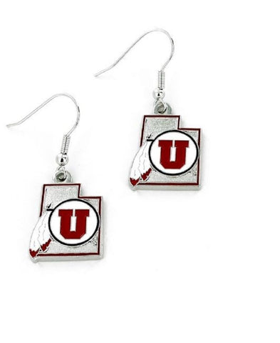~Utah Utes Earrings State Design - Special Order~ backorder
