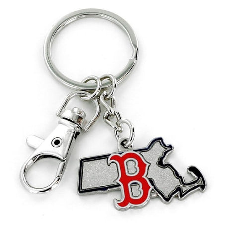 Boston Red Sox Keychain State Design