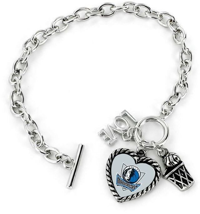 Dallas Mavericks Bracelet Charmed Sport Love Basketball