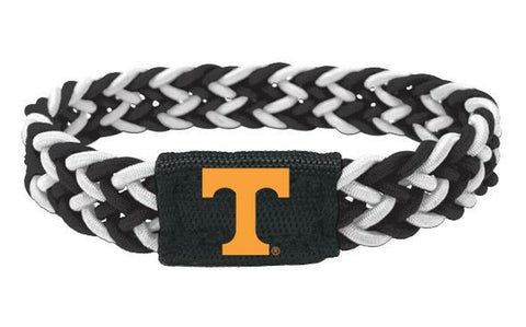 Tennessee Volunteers Bracelet Braided Black and White - Special Order
