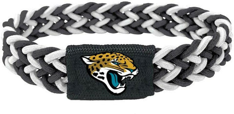 ~Jacksonville Jaguars Bracelet Braided Black and White~ backorder