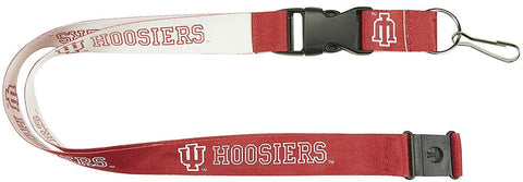 Indiana Hoosiers Lanyard Reversible Red/White Special Order