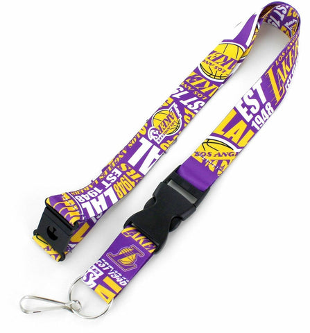 ~Los Angeles Lakers Lanyard Breakaway Style Dynamic Design Special Order~ backorder