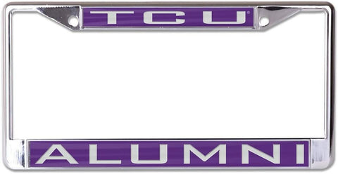 ~TCU Horned Frogs License Plate Frame - Inlaid - Special Order~ backorder