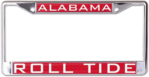 ~Alabama Crimson Tide License Plate Frame Inlaid Style Roll Tide Design - Special Order~ backorder