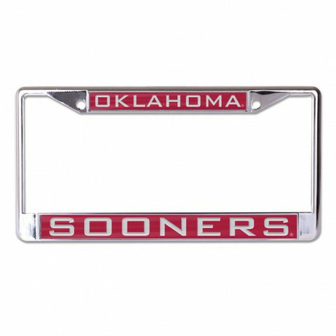 ~Oklahoma Sooners License Plate Frame - Inlaid - Special Order~ backorder