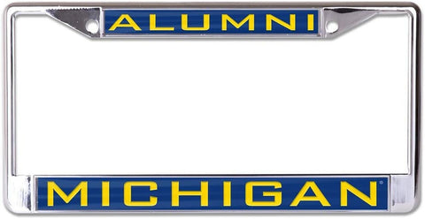 ~Michigan Wolverines License Plate Frame - Inlaid - Alumni - Special Order~ backorder