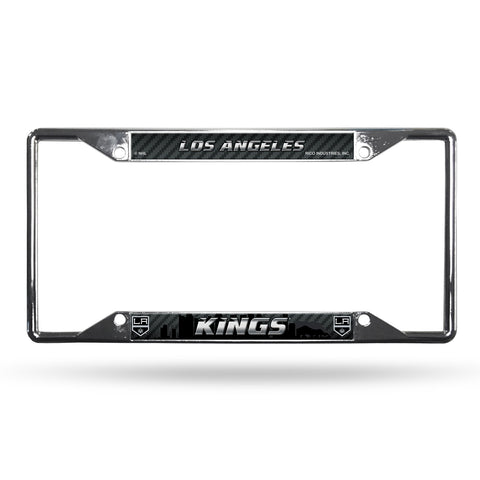 ~Los Angeles Kings License Plate Frame Chrome EZ View~ backorder