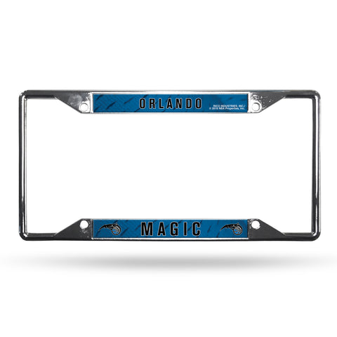 ~Orlando Magic License Plate Frame Chrome EZ View - Special Order~ backorder