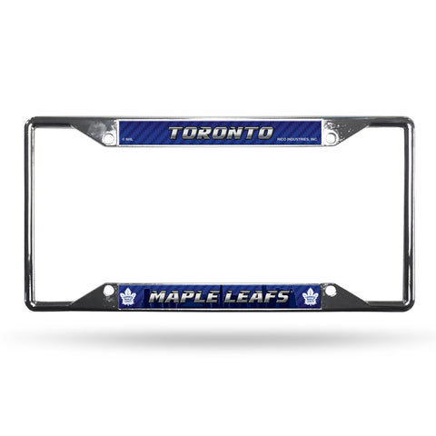 ~Toronto Maple Leafs License Plate Frame Chrome EZ View - Special Order~ backorder