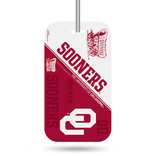 Etiqueta de equipaje de los Oklahoma Sooners