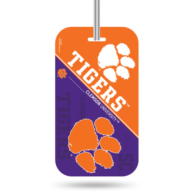 Etiqueta de equipaje de los Clemson Tigers