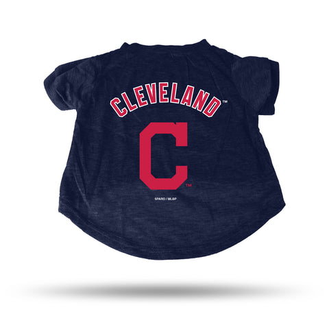Cleveland Indians Pet Tee Shirt Size L