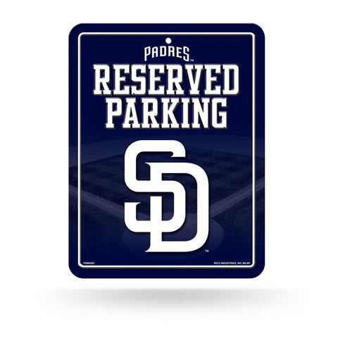 San Diego Padres Sign Metal Parking - Special Order