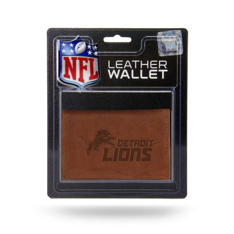 ~Detroit Lions Wallet Trifold Leather Embossed~ backorder