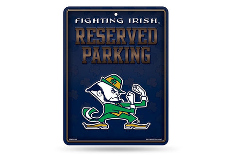 ~Notre Dame Fighting Irish Sign Metal Parking - Special Order~ backorder