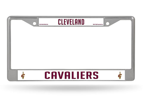 Cleveland Cavaliers License Plate Frame Chrome - Special Order