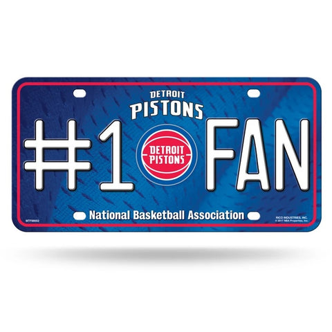 ~Detroit Pistons License Plate #1 Fan Special Order~ backorder