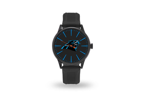 ~Carolina Panthers Watch Men's Cheer Style with Black Watch Band~ backorder