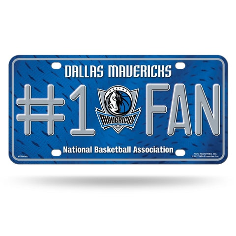 Dallas Mavericks License Plate #1 Fan - Special Order