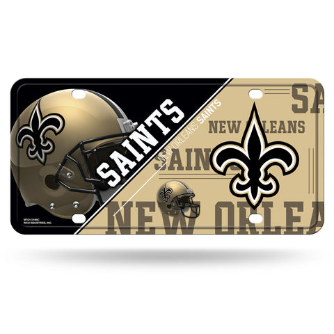 ~New Orleans Saints License Plate Metal~ backorder