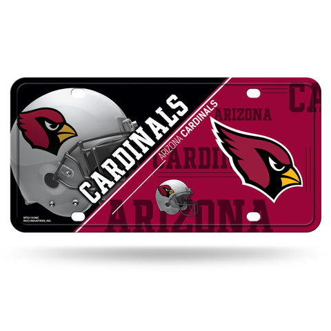 Arizona Cardinals License Plate Metal
