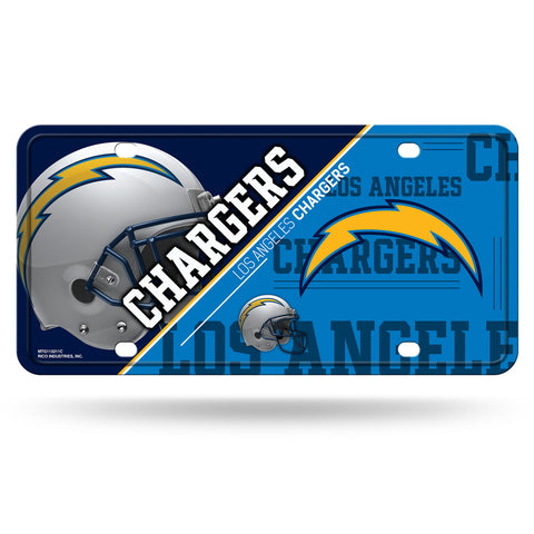 Los Angeles Chargers License Plate Metal