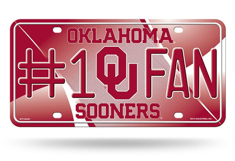 Oklahoma Sooners License Plate #1 Fan Alternate - Special Order