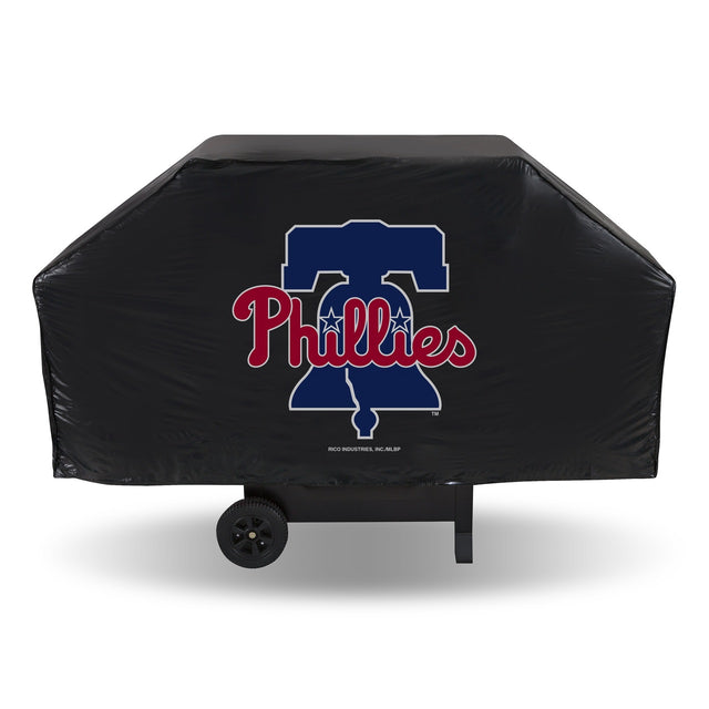 Funda para parrilla de los Philadelphia Phillies, económica, color negro