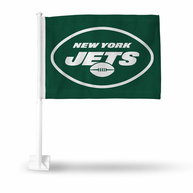 Coche con la bandera de los New York Jets