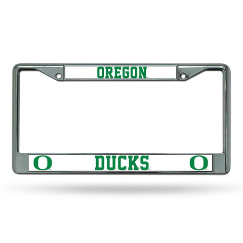 Oregon Ducks License Plate Frame Chrome - Special Order