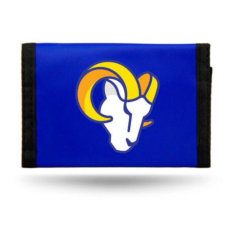 ~Los Angeles Rams Wallet Nylon Trifold Logo~ backorder