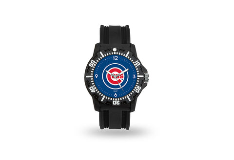 Chicago Cubs Watch Men's Model 3 Style with Black Band