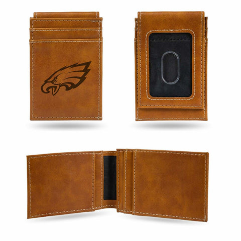 Philadelphia Eagles Wallet Front Pocket Laser Engraved