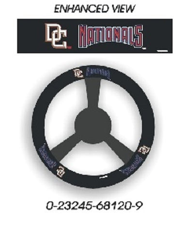 Washington Nationals Steering Wheel Cover Leather CO