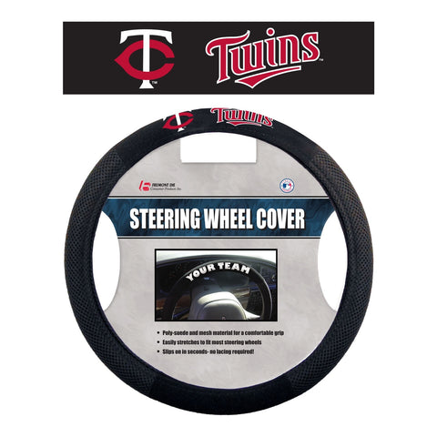 Minnesota Twins Steering Wheel Cover Mesh Style CO