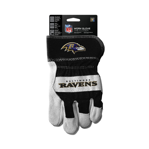 Baltimore Ravens Gloves Work Style The Closer Design