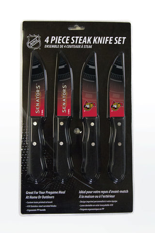 ~Ottawa Senators Knife Set - Steak - 4 Pack - Special Order~ backorder