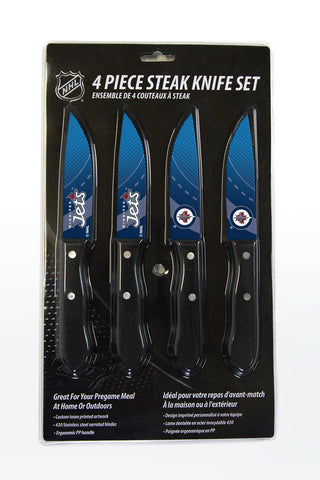 ~Winnipeg Jets Knife Set - Steak - 4 Pack - Special Order~ backorder