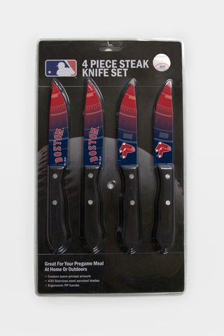 Boston Red Sox Knife Set - Steak - 4 Pack