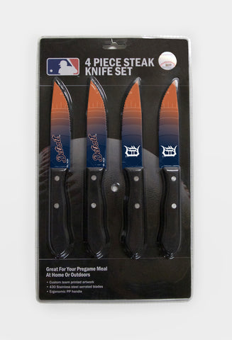 ~Detroit Tigers Knife Set - Steak - 4 Pack - Special Order~ backorder